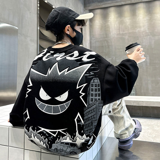 هودي ولادي قطن اصلي ربيعي خريفي. WZH301124-21