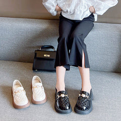 WDY260924-7 حذاء أنيق ومريح رسمي بناتي للأعياد والمناسبات