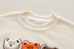 SSX220824-116 طقم ولادي خريفي ربيعي (بلوزة +بنطلون)