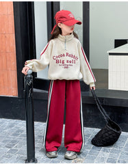 WZH191124-25 بدلة شتوي سميكة قطنية جواها فرو تقيل شتوي