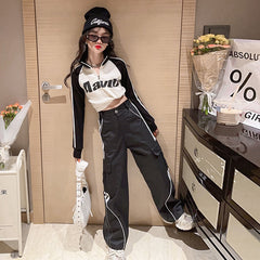 RM171223-13طقم بناتي ( بلوزة صوفيه ناعمة + بنطلون )