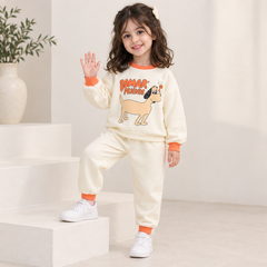 AO0505-34 طقم قطني سبورت قطعتين ( بلوزة + بنطلون )