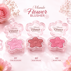 بلشر موندو فلاور – Mundo Flower Blusher 🌸 Cas320526-29