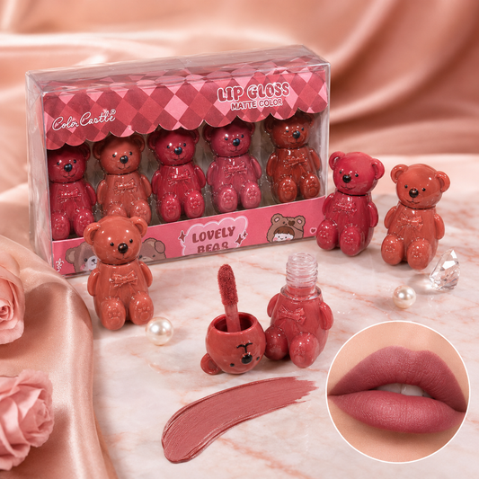 مجموعة Lip Gloss الدبدوب – 5 درجات نود مات أنثوية Cos090526-08
