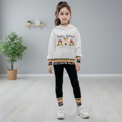 طقم سبورت قطني ( بلوزه + بنطلون) AO1023-50