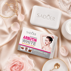 صابون (سادور أربوتين وايت) للعناية بالبشرة وتفتيحها وتوحيد لون الجلد Sadoer Arbutin White . Cas320526-47