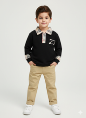 AS-1581B طقم ولادي قطعتين ( بلوزة + بنطلون)