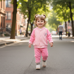 SSX220824-110 ترينج قطعتين قطن 100% (جكيت + بنطلون )