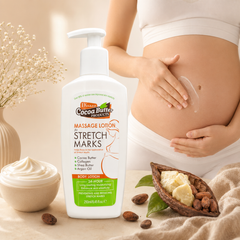لوشن زبدة الكاكاو لتقليل وعلاج علامات التمدد بالجلد – 250ml Cocoa Butter Massage Lotion Cas320526-49