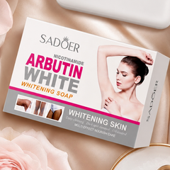 صابون (سادور أربوتين وايت) للعناية بالبشرة وتفتيحها وتوحيد لون الجلد Sadoer Arbutin White . Cas320526-47