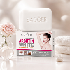 صابون (سادور أربوتين وايت) للعناية بالبشرة وتفتيحها وتوحيد لون الجلد Sadoer Arbutin White . Cas320526-47
